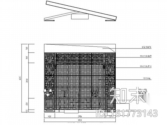 [重庆]某中式名品茶楼室内装修施工图（含效果）cad施工图下载【ID:161773143】