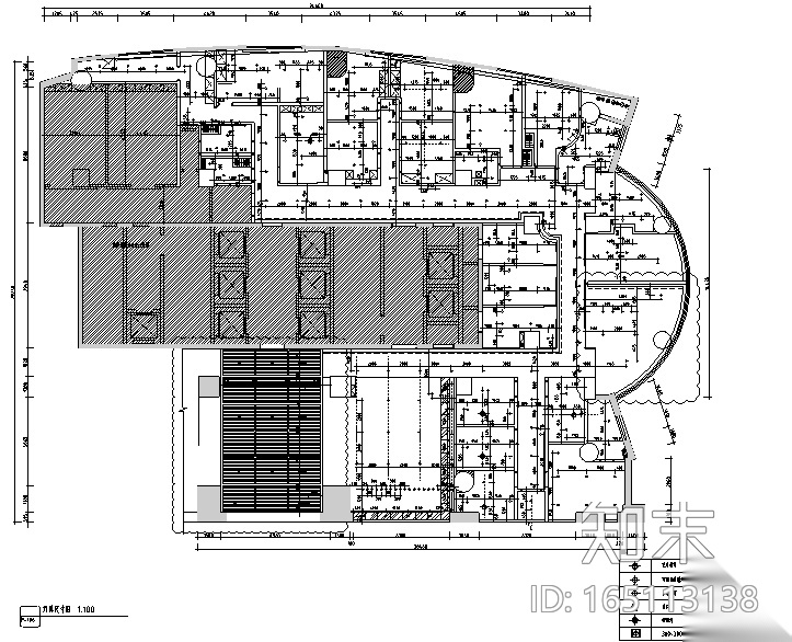 [新疆]现代风1300平米整形美容医院空间装修施工图（附效...cad施工图下载【ID:165113138】