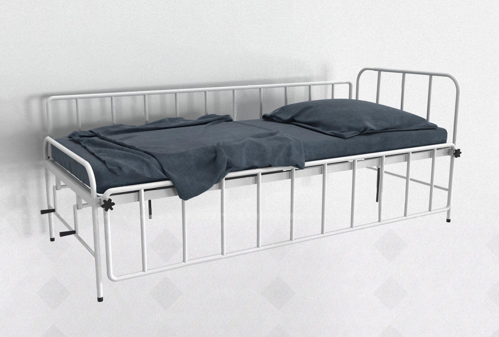 现代医院病床3D模型下载【ID:1110187178】