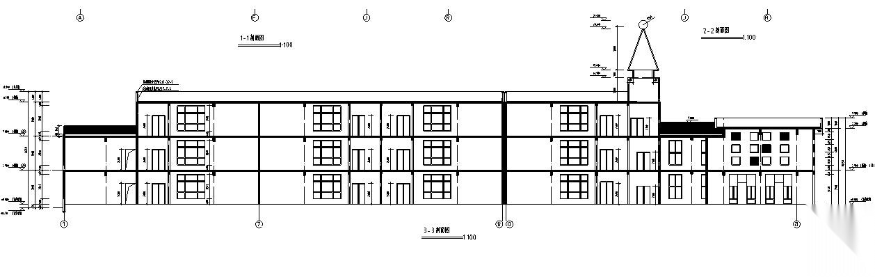 [宁夏]多层框架结构幼儿园建筑施工图(含全专业图纸）施工图下载【ID:151549156】