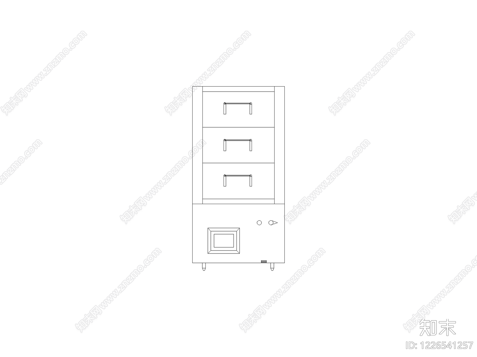 柜子cad施工图下载【ID:1226541257】