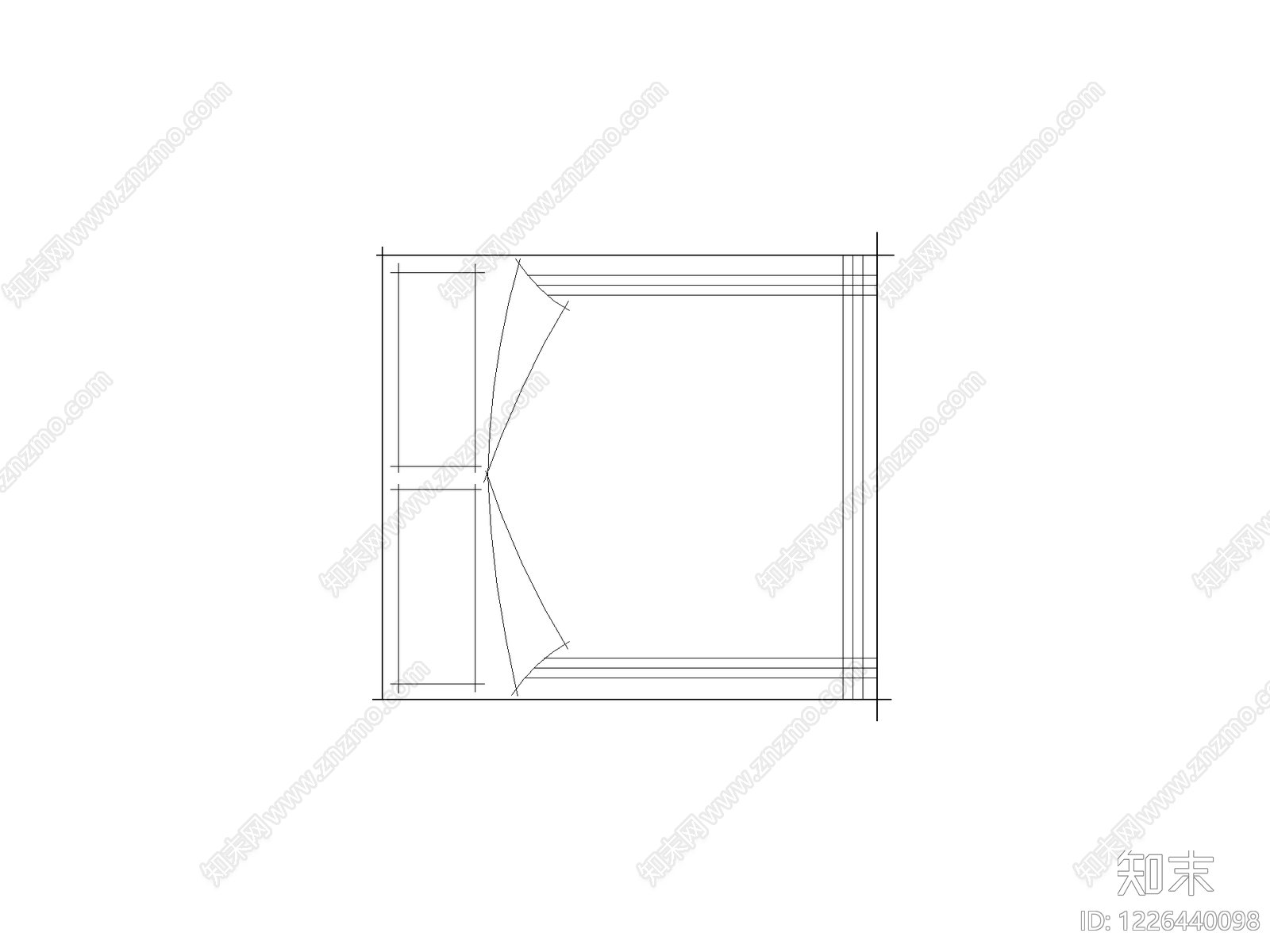 门CAD图纸