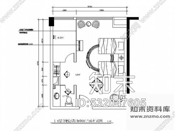 施工图酒店标准间客房装饰装修图cad施工图下载【ID:532047605】
