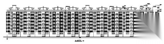 华侨新村某七层住宅楼建筑方案图cad施工图下载【ID:149847144】