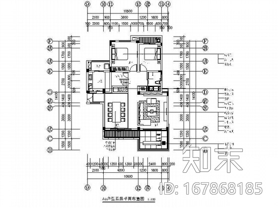 [重庆]跃层花园洋房装修图施工图下载【ID:167868185】