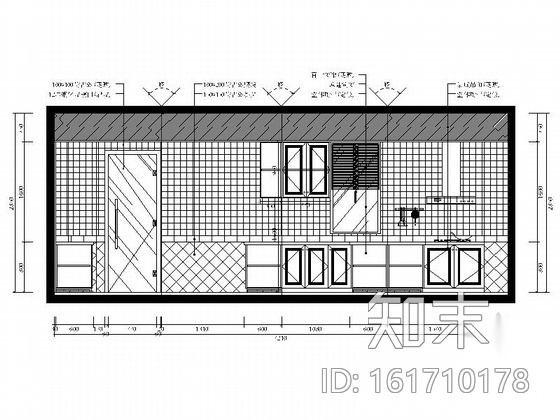 [福建]温馨之家简欧两居室样板房装修图（含效果）cad施工图下载【ID:161710178】