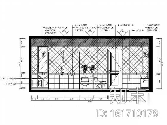 [福建]温馨之家简欧两居室样板房装修图（含效果）cad施工图下载【ID:161710178】