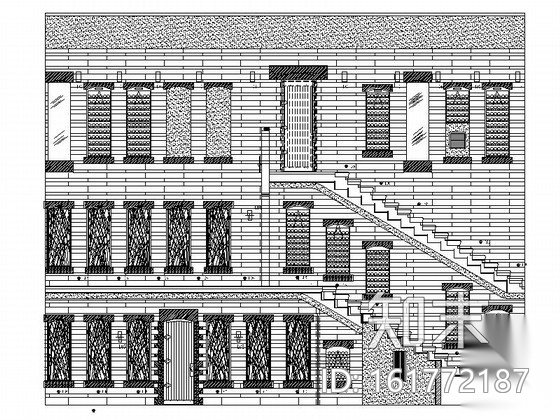 [北京]科技园区现代风格酒窖室内装修施工图cad施工图下载【ID:161772187】