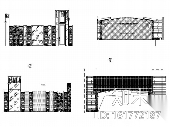 [北京]科技园区现代风格酒窖室内装修施工图cad施工图下载【ID:161772187】