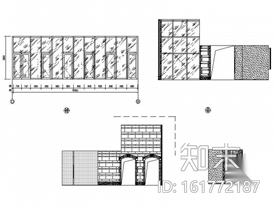 [北京]科技园区现代风格酒窖室内装修施工图cad施工图下载【ID:161772187】