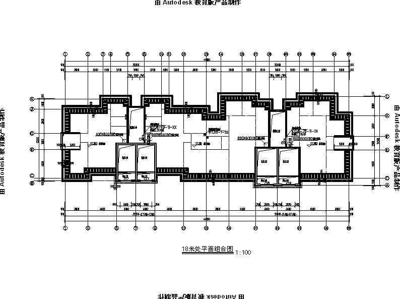 [宁夏]六层新古典风格住宅建筑设计施工图（含多套方案...施工图下载【ID:149532124】