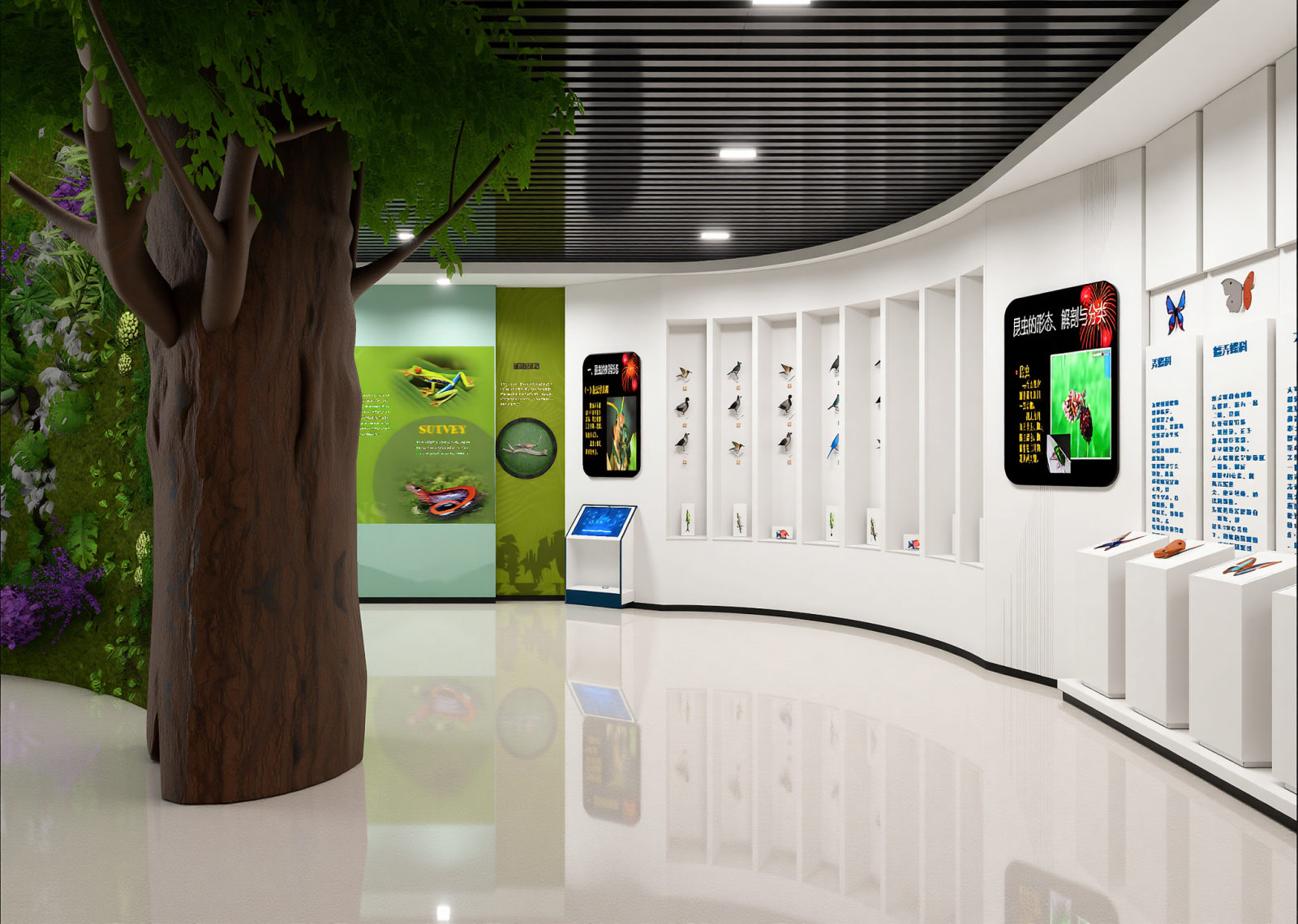 现代科学展厅3D模型下载【ID:1214330777】