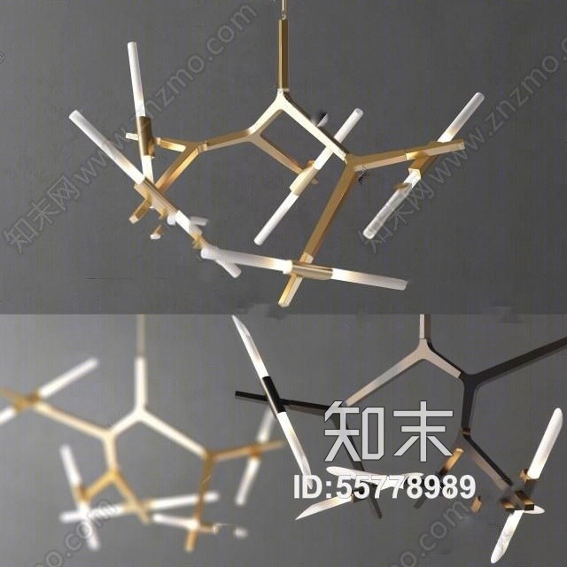 吊灯3D模型下载【ID:55778989】