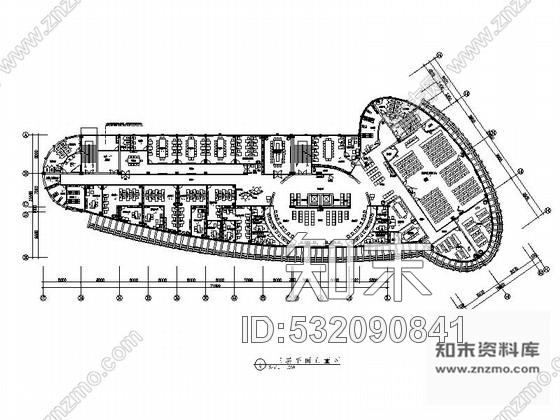 施工图江西公共资源统一交易服务平台现代办公楼室内CAD装修图含效果施工图下载【ID:532090841】