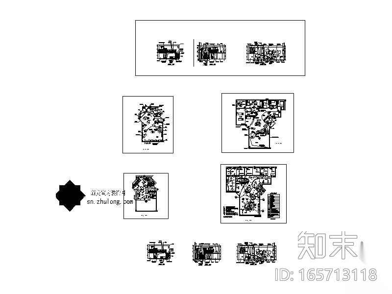 某知名美容整形外科诊所装修图(含实景)cad施工图下载【ID:165713118】