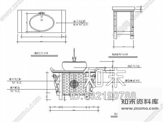 图块/节点云南某古建客栈盥洗台详图施工图下载【ID:832190788】