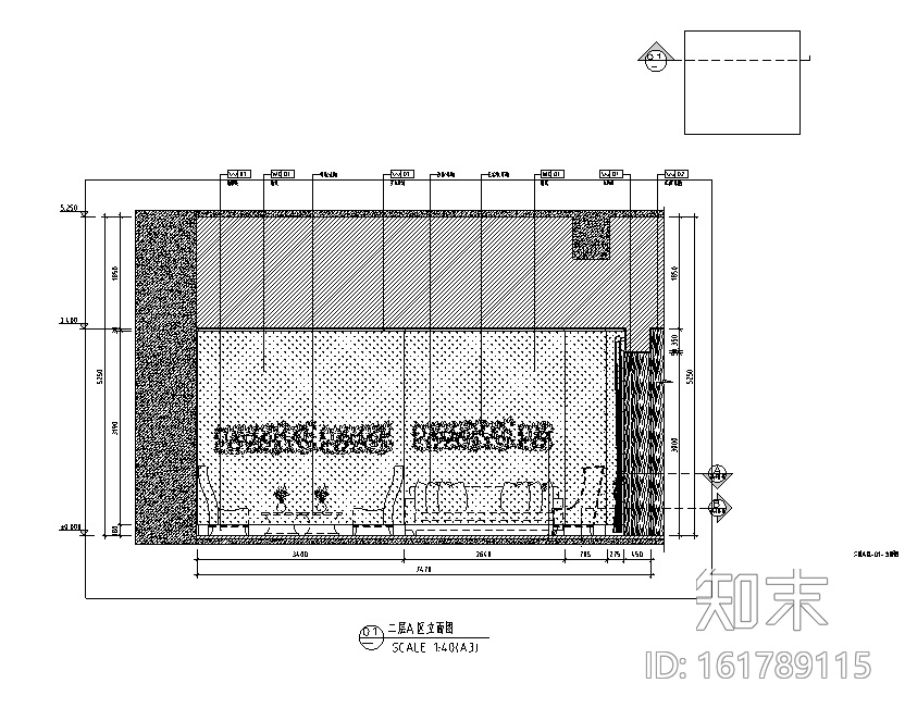 国际红酒会所空间设计施工图（附效果图）cad施工图下载【ID:161789115】