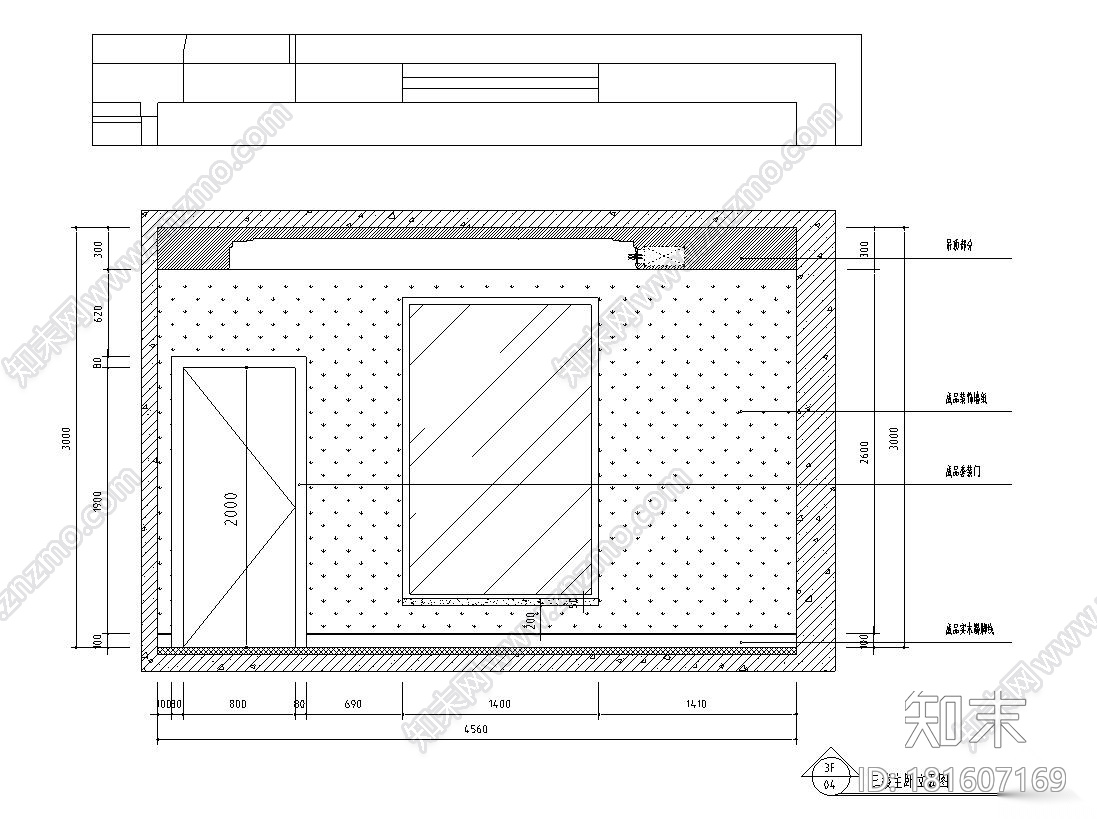 [江苏]现代风格400㎡联体别墅装修施工图cad施工图下载【ID:181607169】