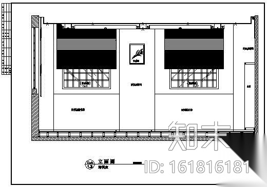 某办公室装修施工图cad施工图下载【ID:161816181】