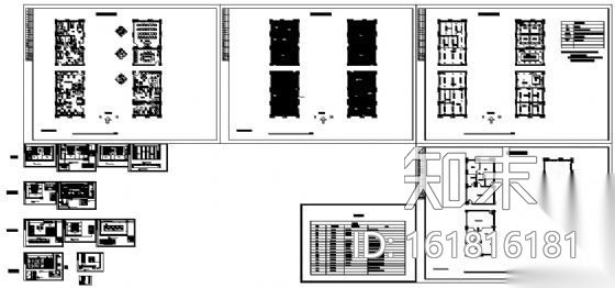 某办公室装修施工图cad施工图下载【ID:161816181】