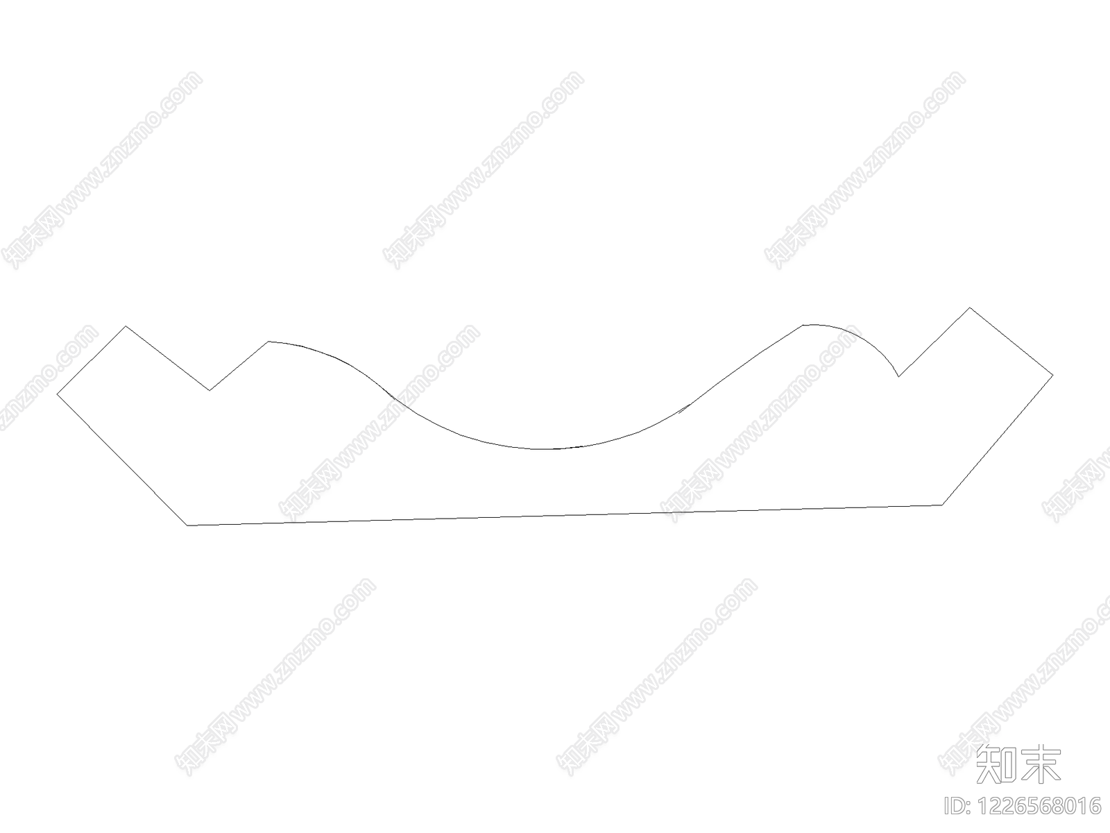 中式装饰线条CAD图纸