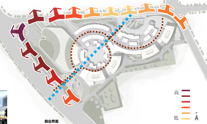 [上海]现代风格某知名地产办公综合体建筑设计方案文本cad施工图下载【ID:166816146】