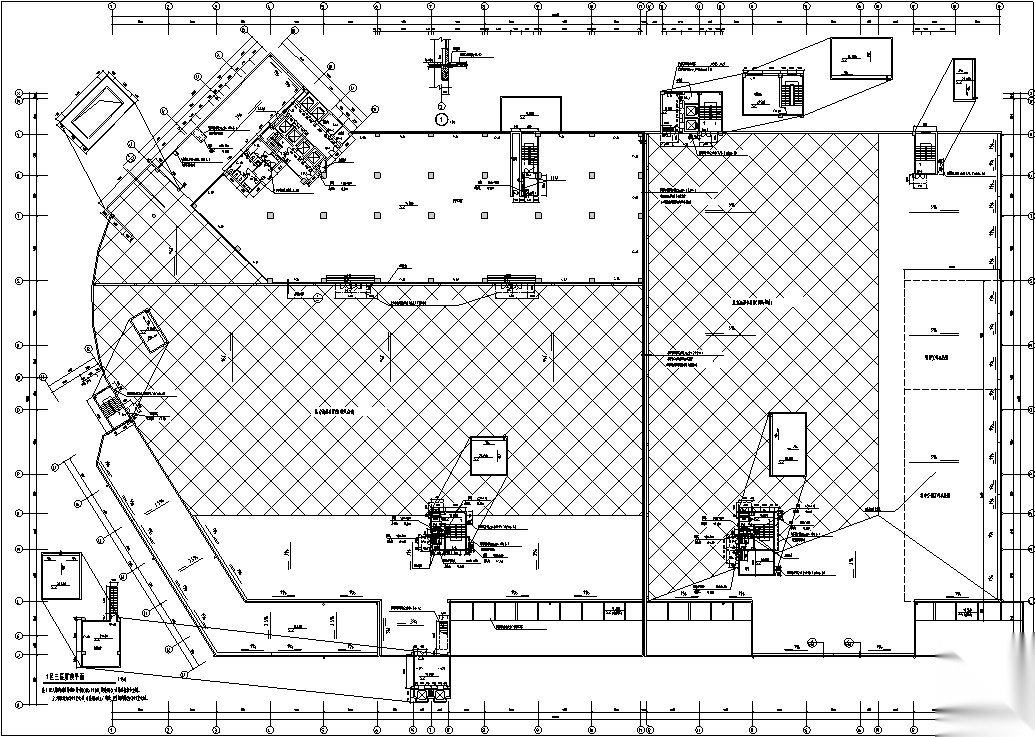 3套商住综合楼建筑设计施工图CAD施工图下载【ID:151479198】