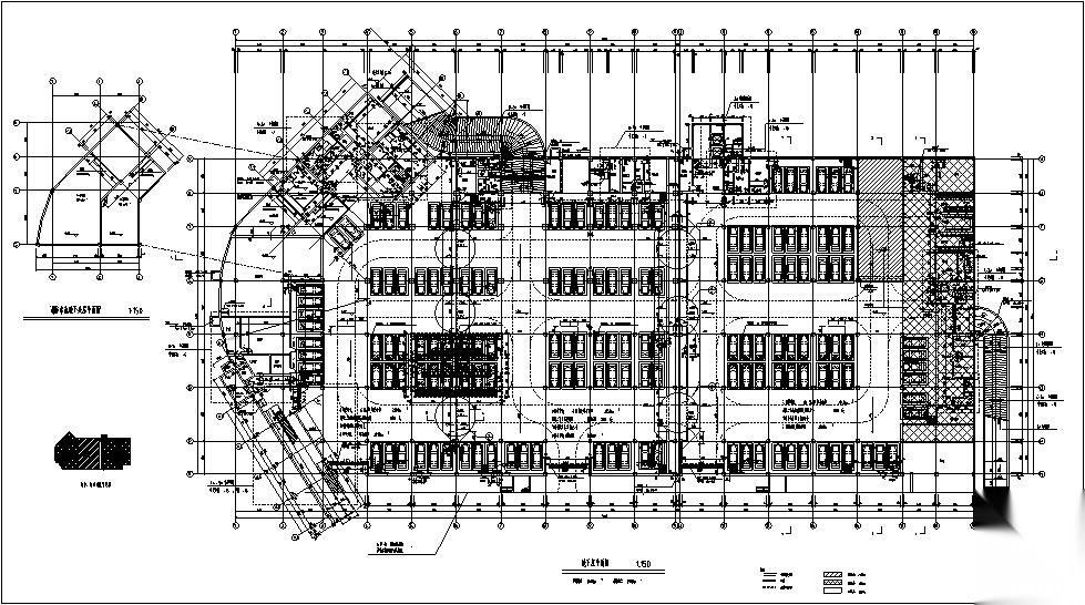 3套商住综合楼建筑设计施工图CAD施工图下载【ID:151479198】