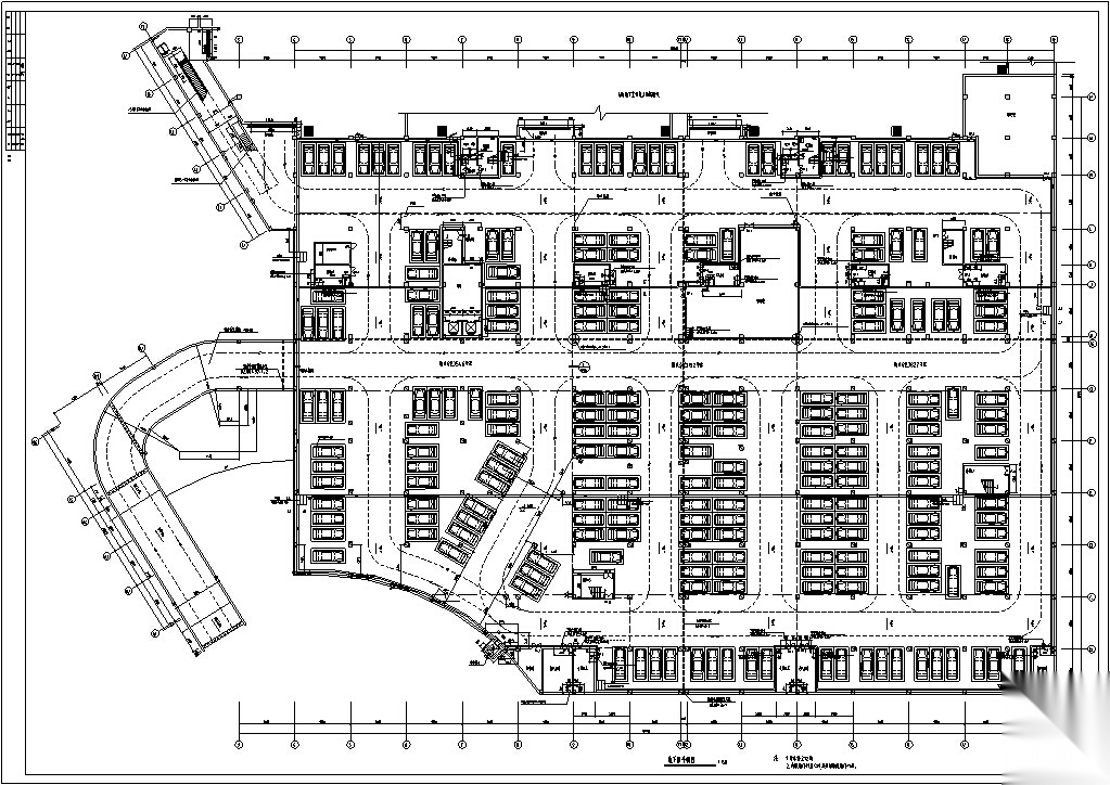 3套商住综合楼建筑设计施工图CAD施工图下载【ID:151479198】