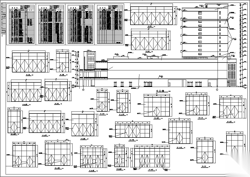 3套商住综合楼建筑设计施工图CAD施工图下载【ID:151479198】