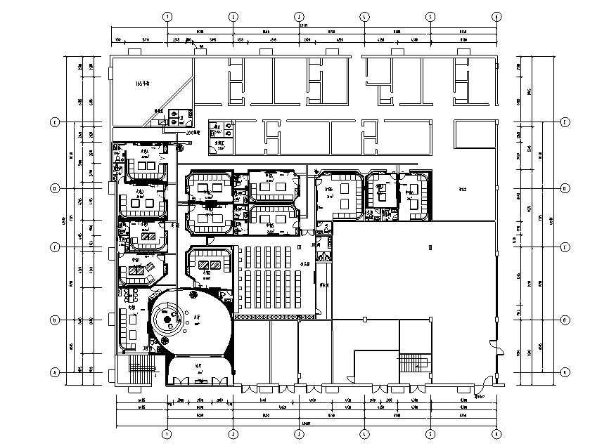 [河南]郑州浅渡KTV设计施工图（附效果图）cad施工图下载【ID:161790145】