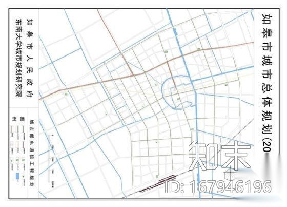 如皋市总规划设计文本施工图下载【ID:167946196】