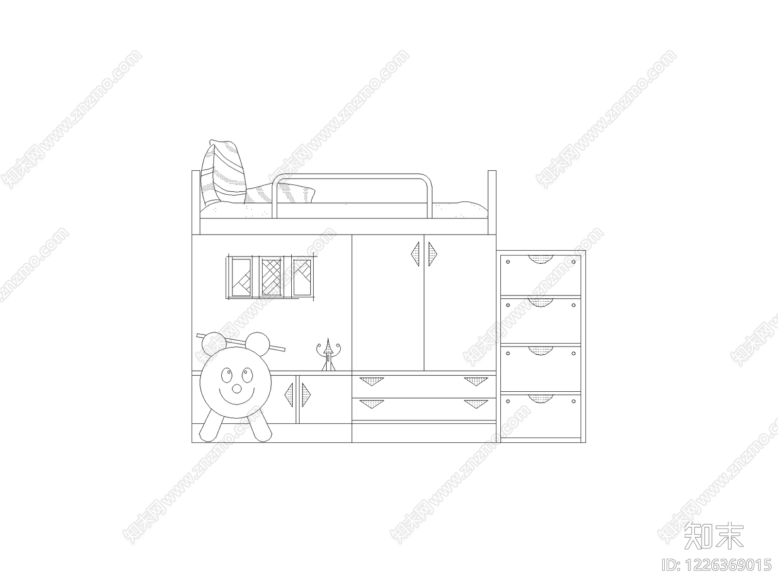 床cad施工图下载【ID:1226369015】