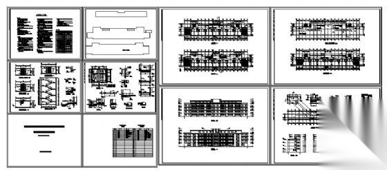 某四层小学教学楼建筑施工图cad施工图下载【ID:151570121】