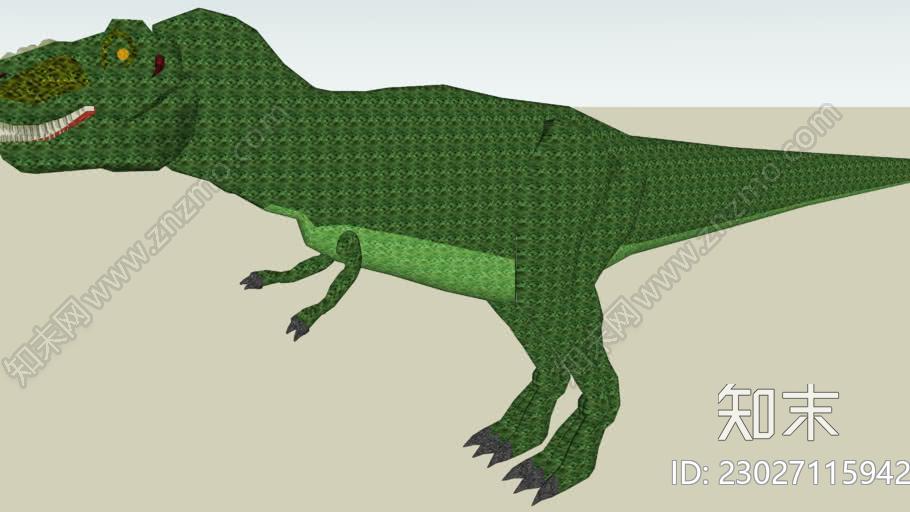 雷克斯霸王龙SU模型下载【ID:1161994775】