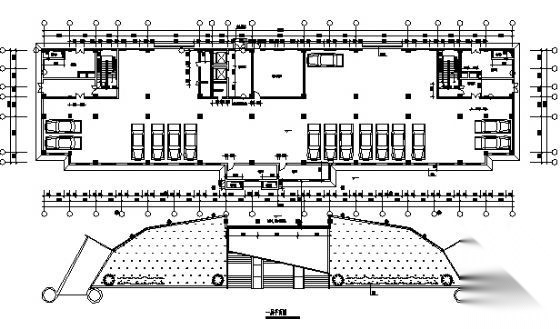 某七层办公大楼建筑施工图施工图下载【ID:151432154】