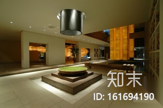 [北京]某四层陶瓷展厅室内装修施工图（含实景）cad施工图下载【ID:161694190】
