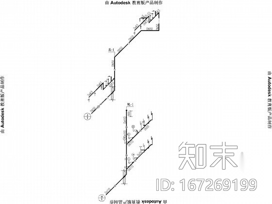 [浙江]小型办公楼施工图（全专业）cad施工图下载【ID:167269199】