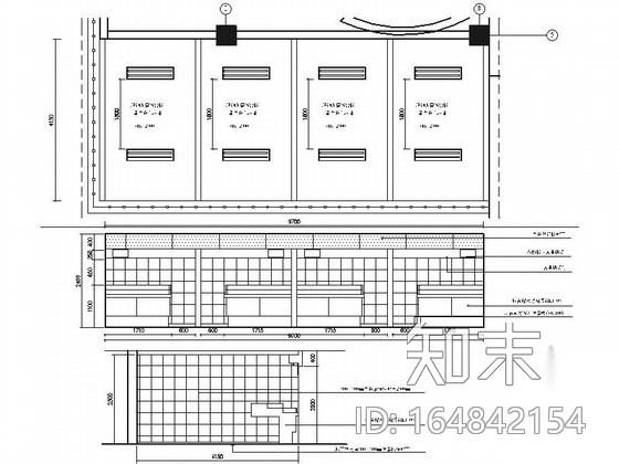 [南京]紧邻黄金地段交通便利综合型市场装修图施工图下载【ID:164842154】