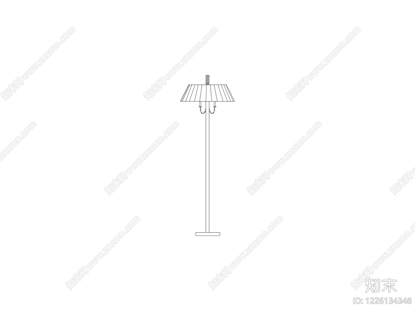 灯具图块cad施工图下载【ID:1226134348】