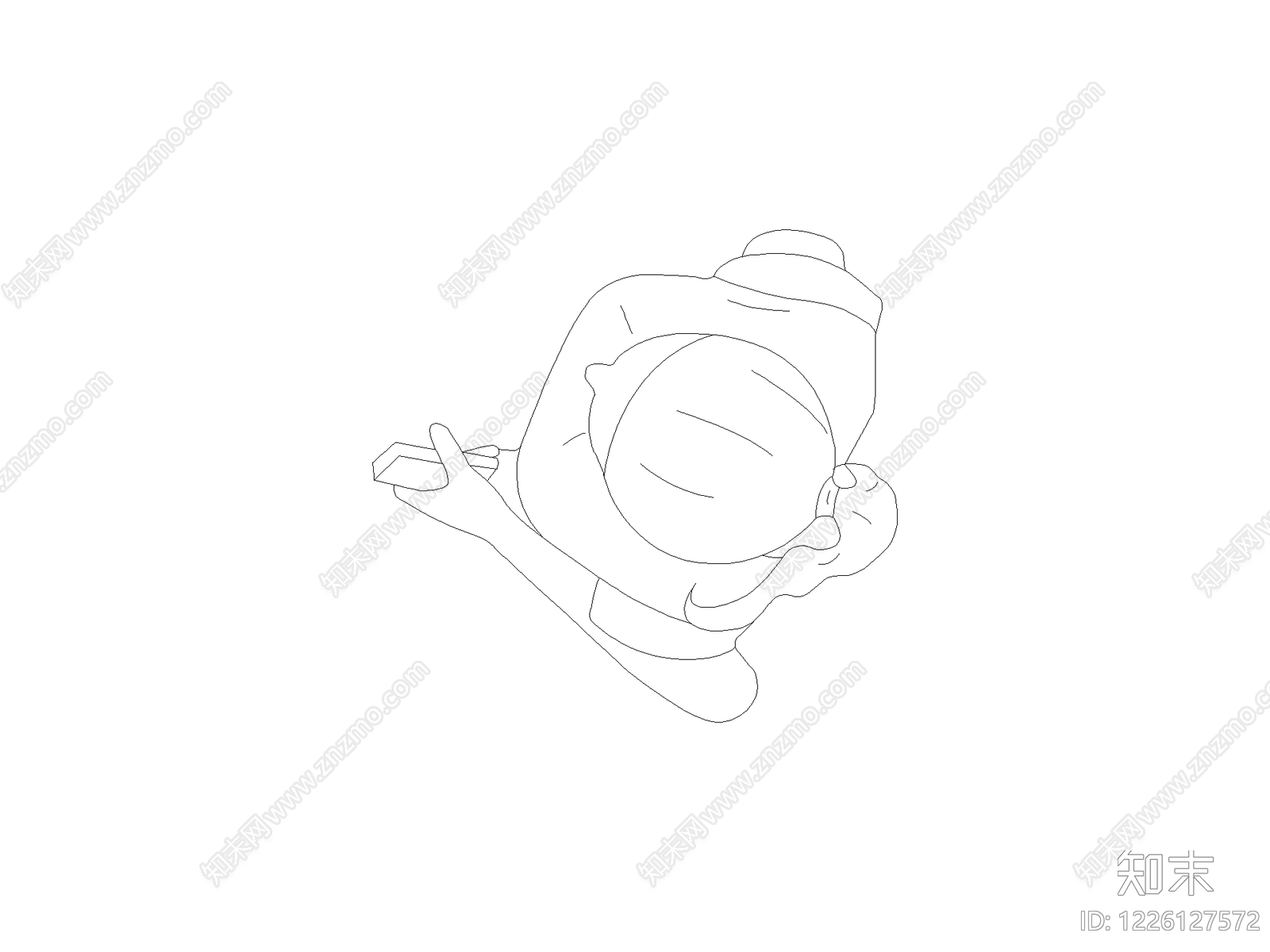 人物cad施工图下载【ID:1226127572】