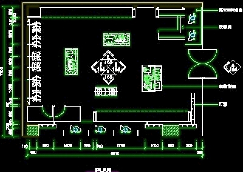 鞋帽店、服装店橱窗门面实例cad详图、装修施工图纸25例-29施工图下载【ID:149698112】