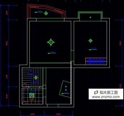 1室1厅小户型施工图下载【ID:56938754】