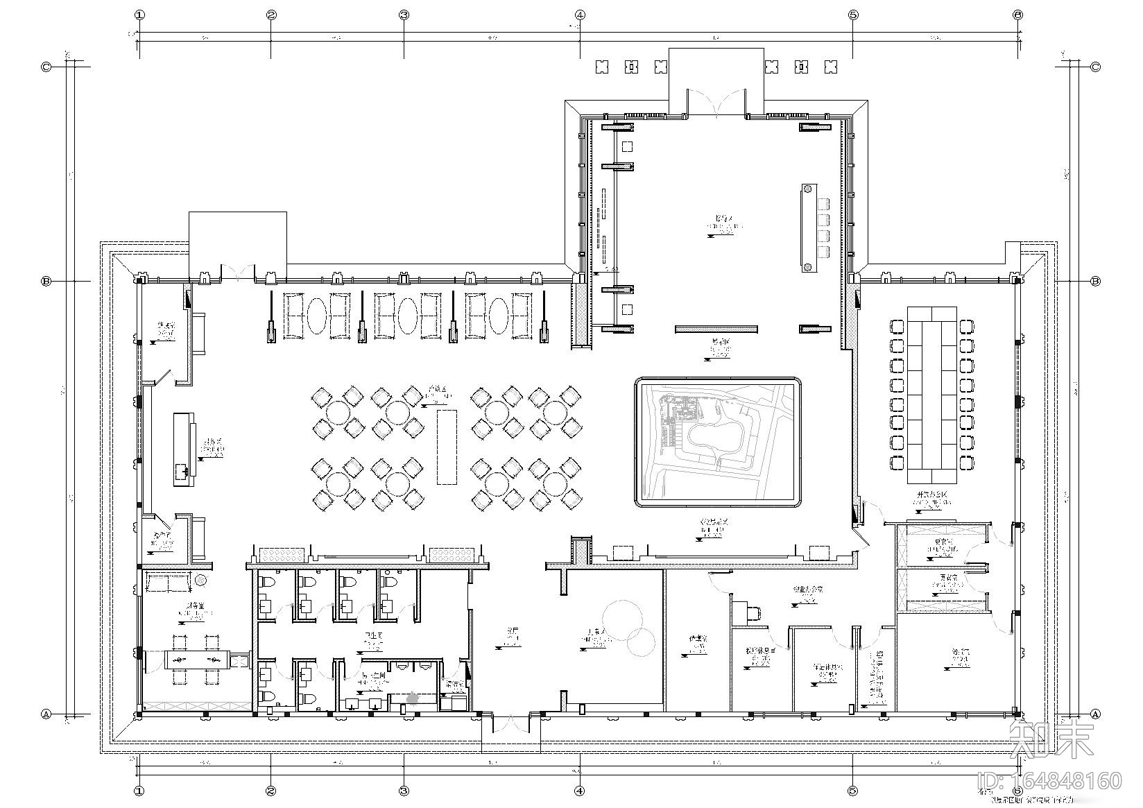 [四川]成都龙湖销售中心项目施工图+效果图施工图下载【ID:164848160】