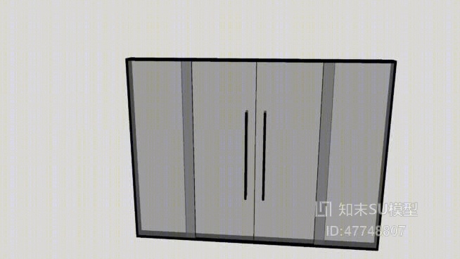 双开门SU模型下载【ID:47748807】