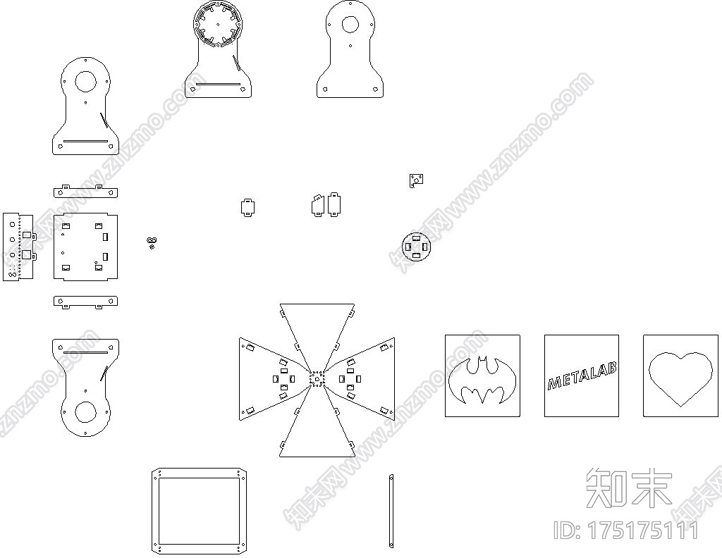 蝙蝠侠灯饰3d打印模型下载【ID:175175111】