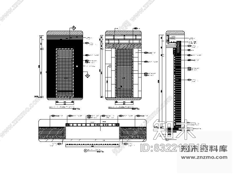 图块/节点备餐间门详图cad施工图下载【ID:832213715】