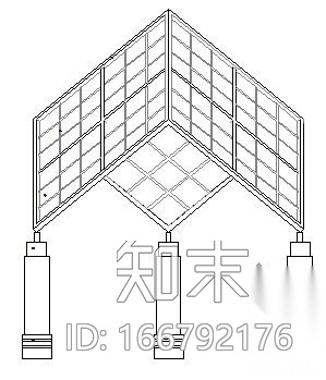 某办公大楼环境景观施工图cad施工图下载【ID:166792176】