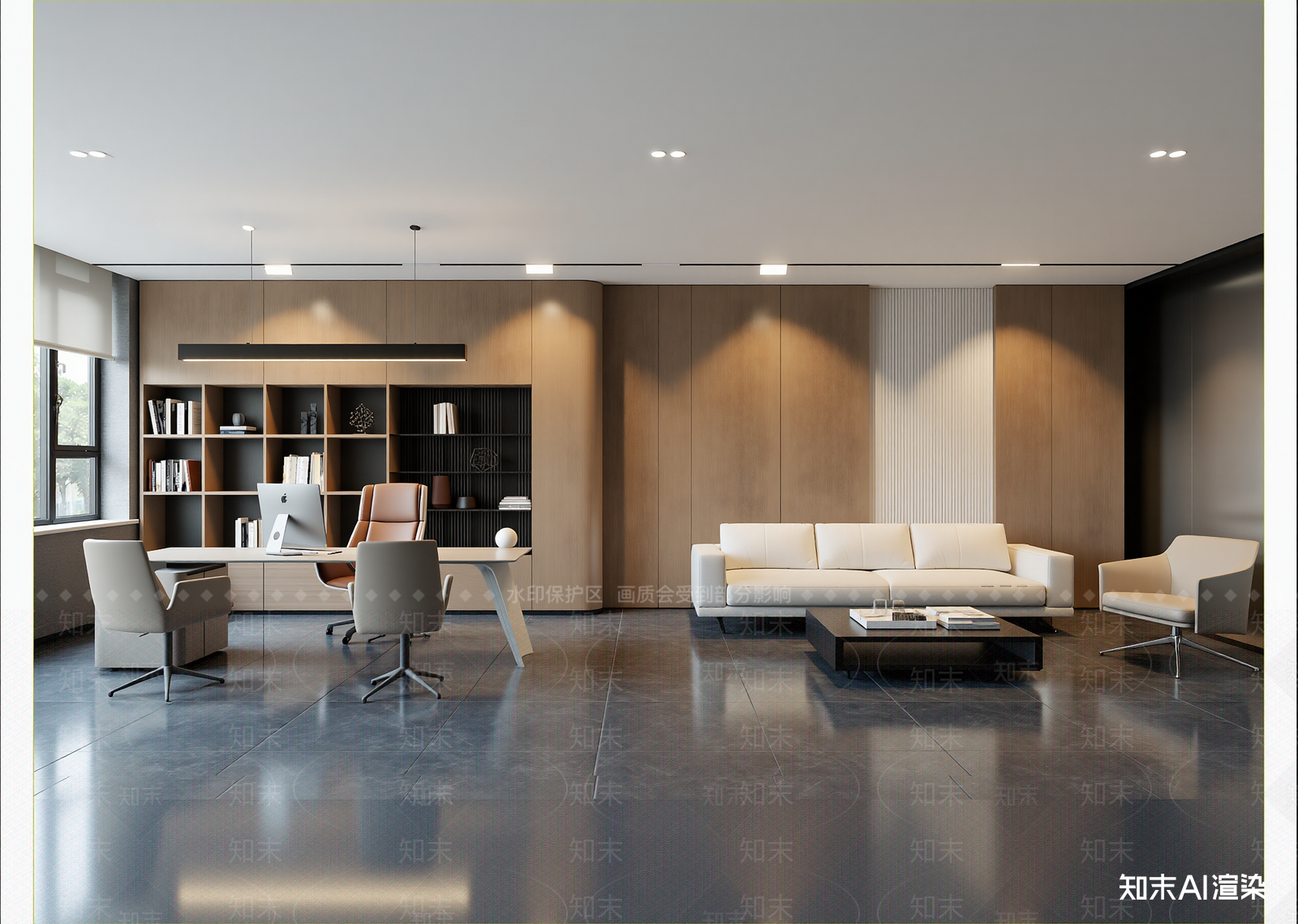 现代办公室3D模型下载【ID:1215048984】