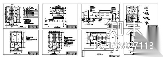 某单位公共厕所建筑结构方案图施工图下载【ID:166827113】